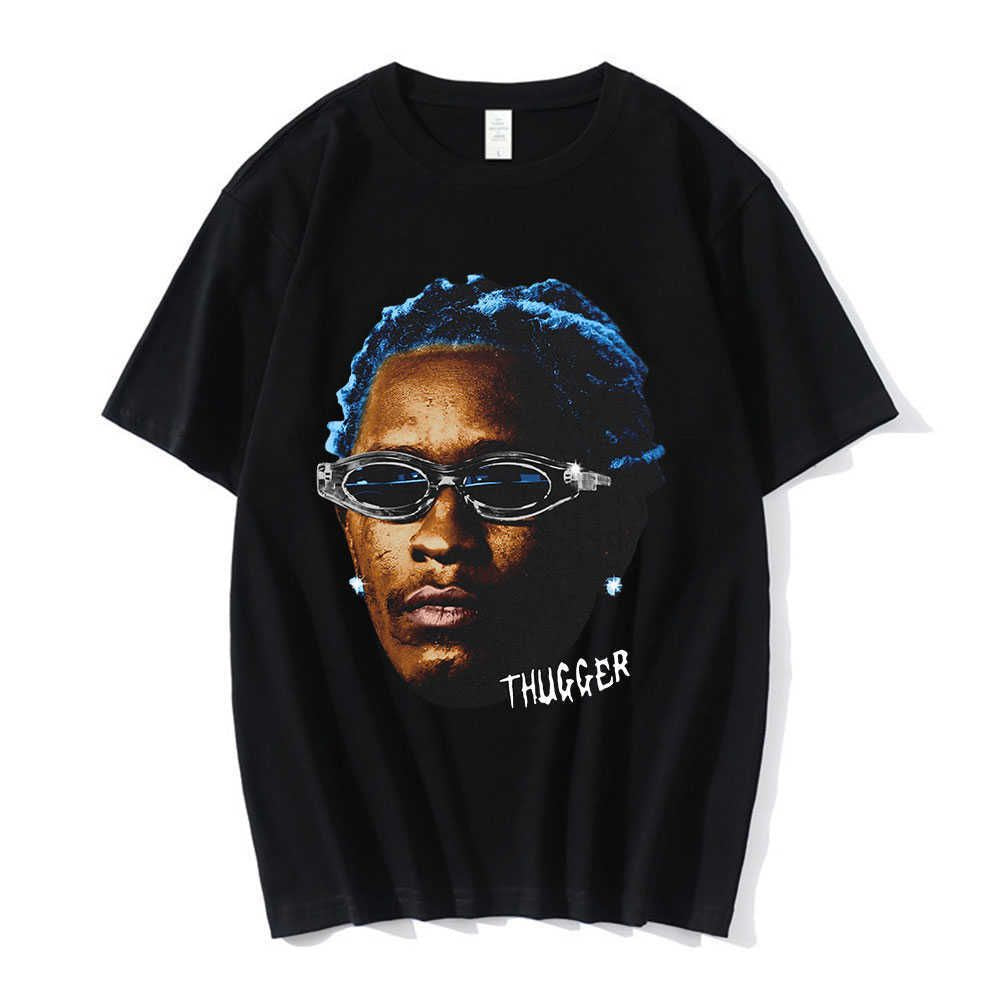 Men'S T-Shirts Rapper Young Thug Graphic T Shirt Men Women Fashion Hip Hop Street Style Tshirt Summer Casual Short Sleeve Tee Shirt Oversized J230705