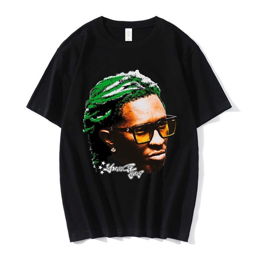 Men'S T-Shirts Rapper Young Thug Graphic T Shirt Men Women Fashion Hip Hop Street Style Tshirt Summer Casual Short Sleeve Tee Shirt Oversized J230705