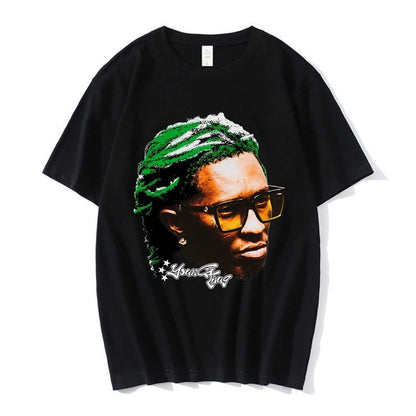 Men'S T-Shirts Rapper Young Thug Graphic T Shirt Men Women Fashion Hip Hop Street Style Tshirt Summer Casual Short Sleeve Tee Shirt Oversized J230705