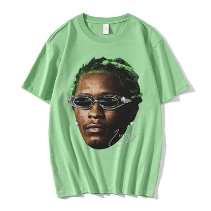 Men'S T-Shirts Rapper Young Thug Graphic T Shirt Men Women Fashion Hip Hop Street Style Tshirt Summer Casual Short Sleeve Tee Shirt Oversized J230705