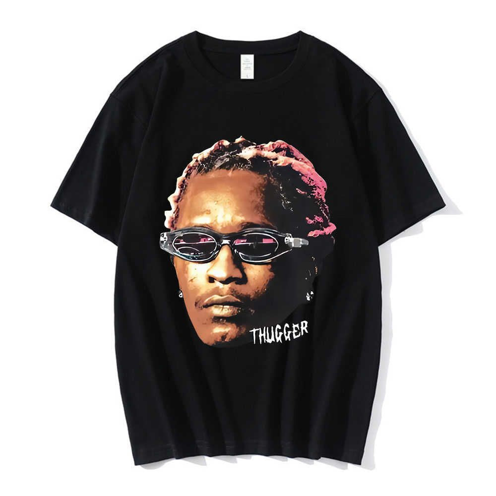 Men'S T-Shirts Rapper Young Thug Graphic T Shirt Men Women Fashion Hip Hop Street Style Tshirt Summer Casual Short Sleeve Tee Shirt Oversized J230705