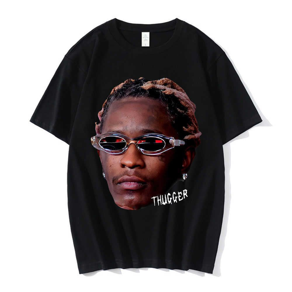 Men'S T-Shirts Rapper Young Thug Graphic T Shirt Men Women Fashion Hip Hop Street Style Tshirt Summer Casual Short Sleeve Tee Shirt Oversized J230705