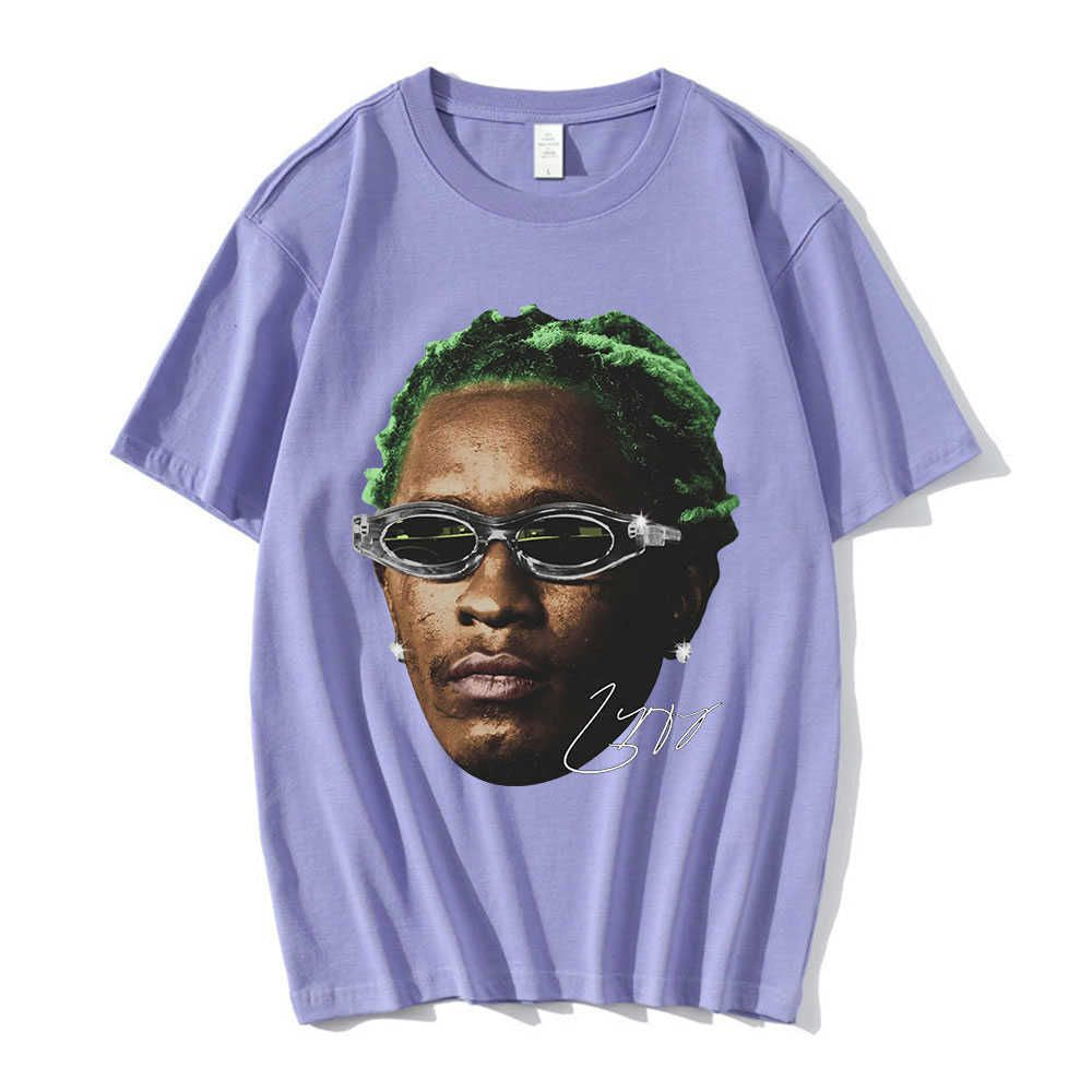 Men'S T-Shirts Rapper Young Thug Graphic T Shirt Men Women Fashion Hip Hop Street Style Tshirt Summer Casual Short Sleeve Tee Shirt Oversized J230705